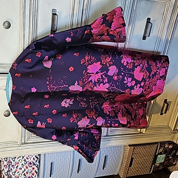 NWT Eva Franco Anthropologie Open-Front Topcoat, size Medium - Picture 4 of 5